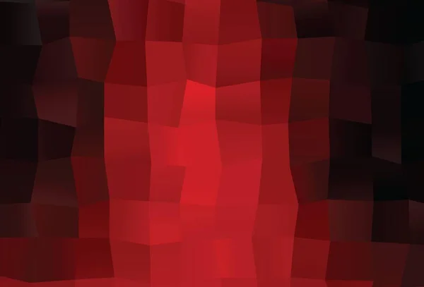 Texture Poligonale Astratta Vettoriale Rosso Chiaro Campione Geometrico Triangolare Con — Vettoriale Stock