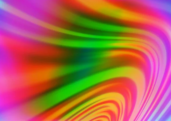 Свет Разноцветный Вектор Рейнбоу Искушает Изогнутыми Линиями — стоковый вектор