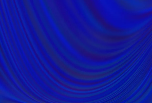 Modèle Vectoriel Bleu Foncé Avec Des Formes Liquides Illustration Colorée — Image vectorielle