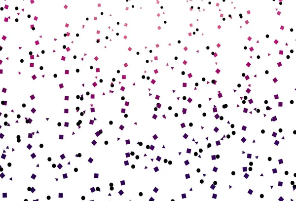 Layout Vetor Roxo Claro Com Círculos Linhas Retângulos Glitter Ilustração —  Vetores de Stock