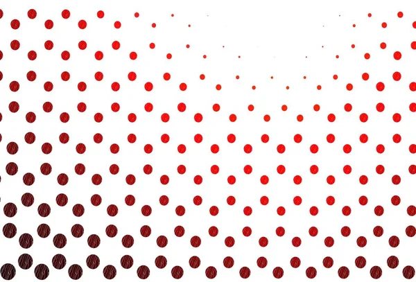 Light Red Vector Background Bubbles Glitter Abstract Illustration Blurred Drops — Stock Vector