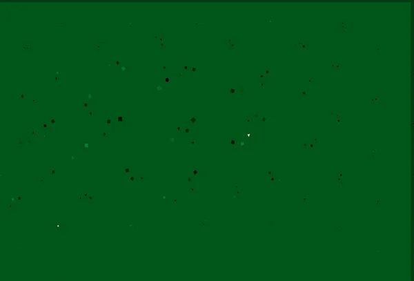 Ljusgrön Vektor Bakgrund Med Trianglar Cirklar Kuber Cirklar Linjer Romb — Stock vektor