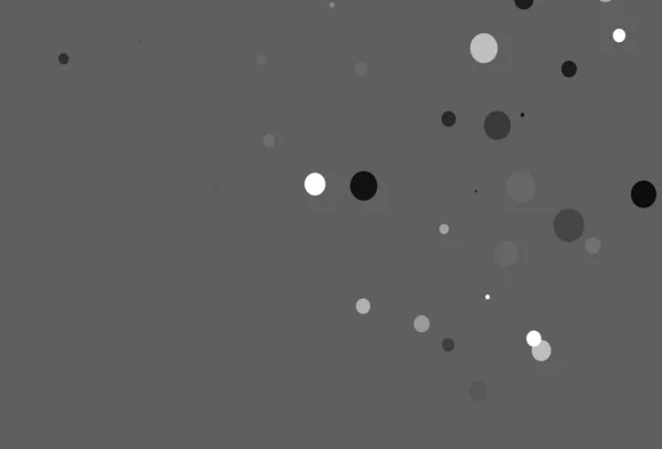 浅色银色 灰色矢量背景与点 用自然风格的彩色气泡作摘要说明 水的形态 — 图库矢量图片