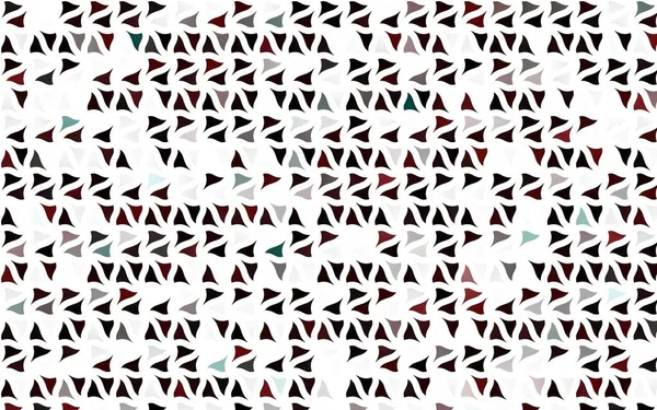 Texture Vectorielle Rouge Clair Dans Style Triangulaire — Image vectorielle