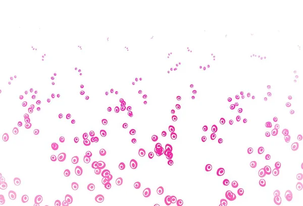 Textura Vectorial Rosa Claro Com Discos Glitter Ilustração Abstrata Com —  Vetores de Stock