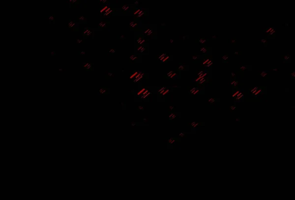 Темно Червоне Векторне Компонування Плоскими Лініями Сучасна Геометрична Абстрактна Ілюстрація — стоковий вектор