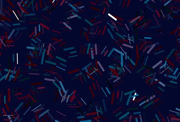 Темний Багатобарвний Веселка Векторне Компонування Плоскими Лініями Лінії Розмитому Абстрактному — стоковий вектор