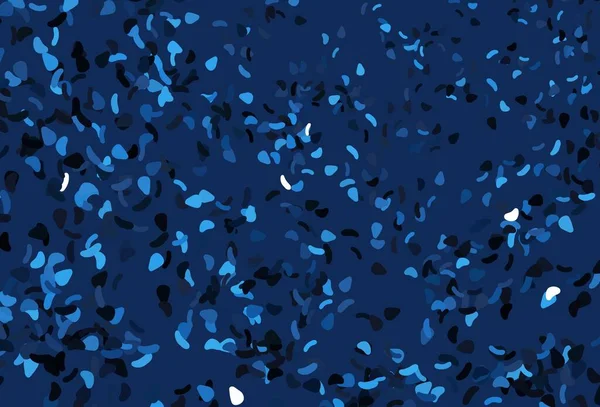 Texture Vectorielle Bleu Clair Avec Des Formes Aléatoires Illustration Abstraite — Image vectorielle