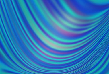 Soyut çizgileri olan hafif BLUE vektör şablonu. Mermer şeklinde parlak eğri çizimler. Markan için yeni kompozisyon.