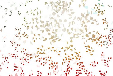Düşen konfeti yapraklarıyla soyut bir arkaplan