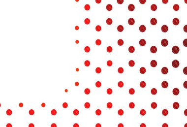 Kabarcıklı açık kırmızı vektör arka planı. Soyut arka planda bulanık kabarcıklar ve renkli gradyan. Güzel web siteleri için desen.