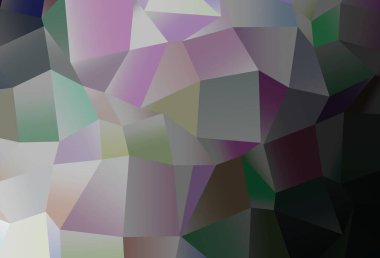 Dark Silver, dikdörtgenli gri vektör arkaplan. Dikdörtgenli soyut gradyan çizimi. Cep telefonları için arka plan.