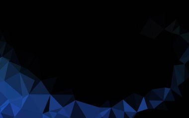 Açık BLUE vektör üçgen mozaik dokusu.