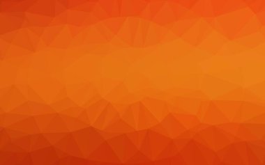 Açık Turuncu vektör soyut çokgen dokusu.