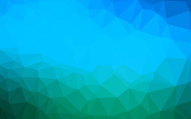 Açık Mavi, Yeşil vektör düşük polyester kaplama.