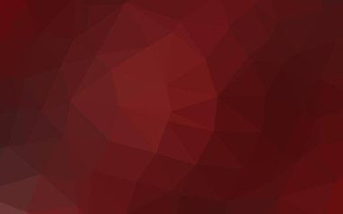 Açık Kırmızı vektör çokgen arkaplanı.