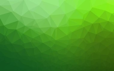 Açık Yeşil Vektör Mozaik Şablonu.