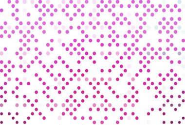 Çember şekilli açık pembe vektör düzeni. Bulanık dekoratif tasarım baloncuklu soyut tarzda. Marka kitabın için tamamen yeni bir şablon.