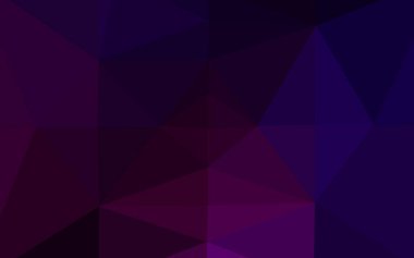 Koyu Mor vektör bulanık üçgen dokusu.