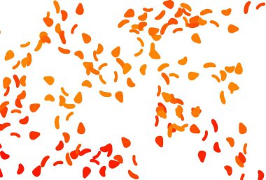 Soyut biçimlerde Light Orange vektör arkaplanı. Renkli rastgele şekillerle modern soyut illüstrasyon. Duvar kağıtları için zarif tasarım.