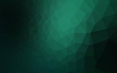 Açık Yeşil vektör düşük poli düzeni.