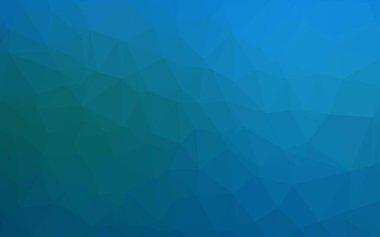 Koyu mavi vektör soyut mozaik arkaplan.