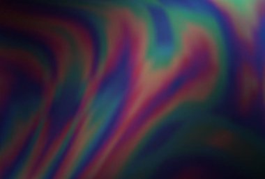 Soyut çizgileri olan koyu mor bir vektör şablonu. Bulanık baloncuk şekilli bir örnek. Reklamınız, broşürleriniz, broşürleriniz için yeni bir doku..