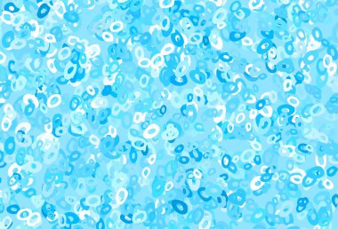 Kabarcıklı mavi renkli vektör arkaplanı