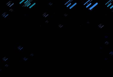 Karanlık çokrenkli, dar çizgileri olan gökkuşağı vektör deseni. Dar çizgileri olan parlak renkli çizimler. İş broşürleri, broşürler için desen.