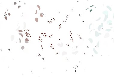 Rastgele biçimlerde açık kırmızı vektör dokusu. Renkli rastgele şekillerle modern soyut illüstrasyon. Bir cep telefonu için arka plan.