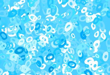 Kabarcıklı mavi renkli vektör arkaplanı