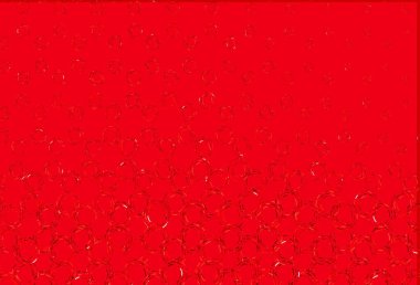 Küreli açık kırmızı vektör deseni. Bulanık yağmur damlaları olan soyut bir çizim. Marka kitabınız için şablon.