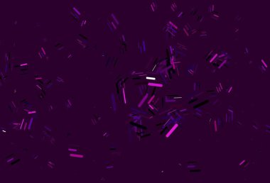 Düz çizgileri olan açık mor vektör düzeni. Bulanık arkaplanda gradyanı olan çizgiler. İş broşürleri, broşürler için desen.