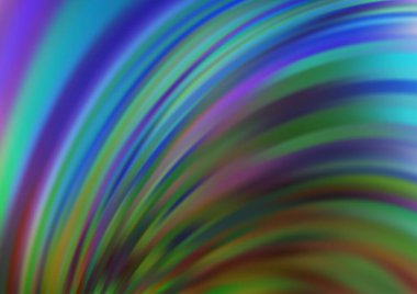 Koyu mavi, çizgili yeşil vektör deseni, oval.