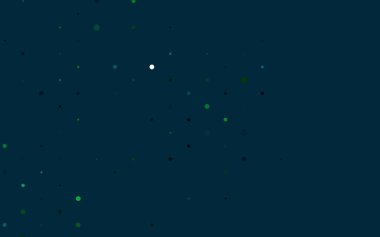 Açık Mavi, daireli yeşil vektör şablonu.