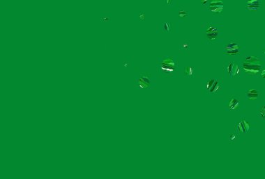 Açık mavi, baloncuklu yeşil vektör arka planı. Doğa tarzında renkli baloncuklu soyut illüstrasyon. Marka kitabınız için şablon.