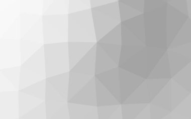 Açık Gümüş, gri vektör çokgen desen.