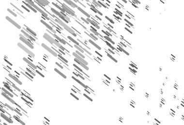 Light Silver, düz çizgileri olan gri vektör arkaplan. Sopalı modern geometrik soyut çizim. Reklamlar, posterler, afişler için desen.