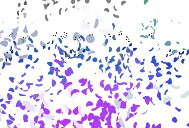 Açık Pembe, soyut formlu mavi vektör arkaplan. Soyut gradyan şekilli basit renkli çizimler. Bir cep telefonu için arka plan.