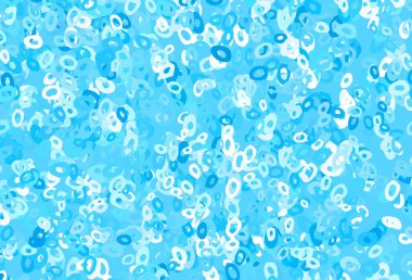 Küreli açık yeşil vektör deseni. Doğa tarzında renkli baloncuklu soyut illüstrasyon. Güzel web siteleri için desen.