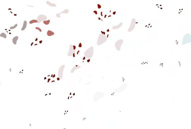 Kaotik şekilli açık kırmızı vektör deseni. Rastgele şekillerle soyut tarzda dekoratif tasarım. İşiniz için en iyi akıllı tasarım.