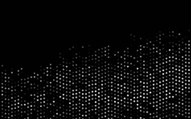 Rastgele noktalar ve daireler olan soyut bir arkaplan. vektör illüstrasyonu