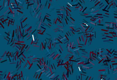 Koyu pembe, tekrarlanan çubuklu sarı vektör şablonu. Sopalı modern geometrik soyut çizim. İş ilanınız için akıllı tasarım.