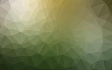 Açık Yeşil, Sarı vektör soyut mozaik desen.