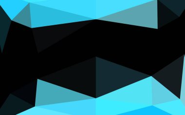 Açık BLUE vektör çokgen arkaplan.