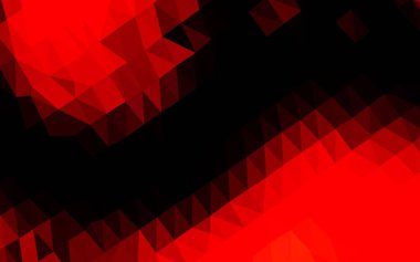 Açık Kırmızı Vektör Mozaik Şablonu.