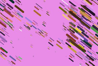 Açık renkli, renkli çizgileri olan Gökkuşağı vektör dokusu. Bulanık arkaplanda gradyanı olan çizgiler. Reklamlar, posterler, afişler için desen.