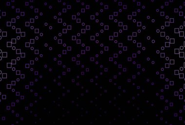 Dikdörtgen biçiminde koyu mor vektör dokusu. Dikdörtgenli soyut gradyan çizimi. Reklamınız, posteriniz, afişiniz için en iyi tasarım.