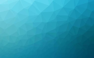 Açık BLUE vektör çokgen arkaplan.