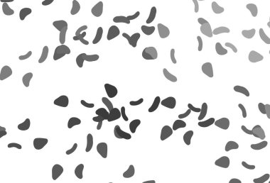 Açık gümüş, kaotik şekilli gri vektör deseni. Soyut gradyan şekilli basit renkli çizimler. Kartvizitiniz için modern tasarım.